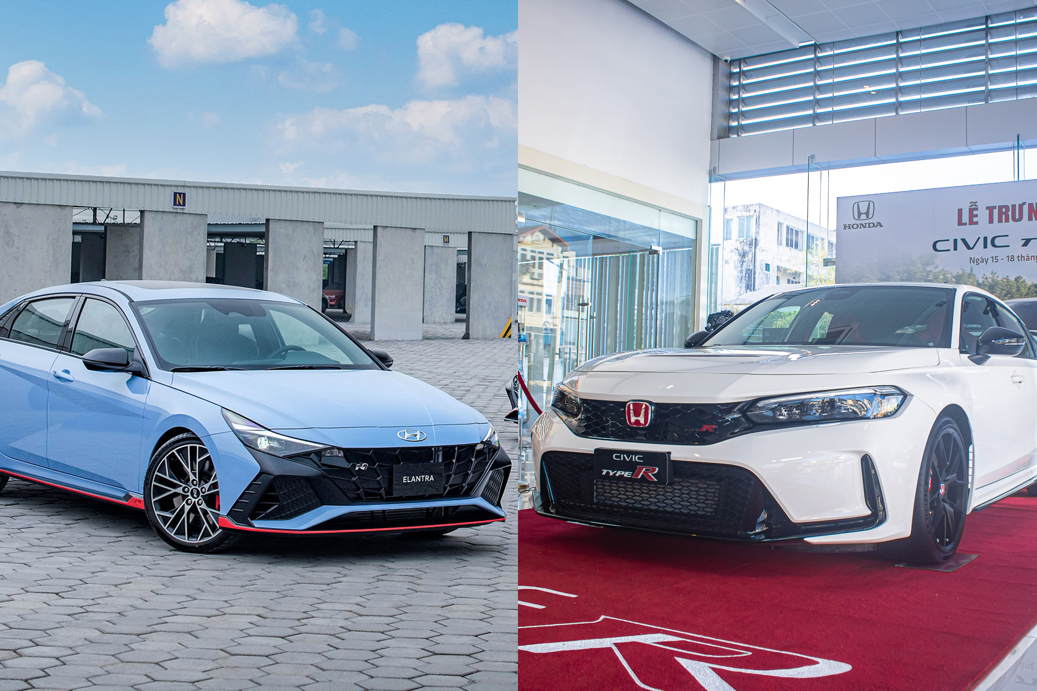 Tầm giá 2 tỷ đồng, chọn 'xe đua' Honda Civic Type R hay Hyundai Elantra N?