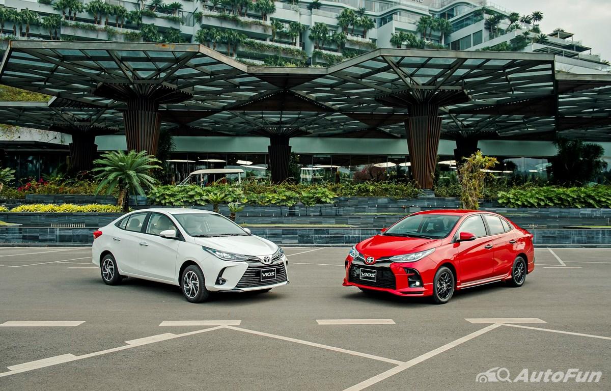 Toyota Vios 2021 đã khoác lên mình một chiếc áo mới trông thể thao và thời thượng hơn