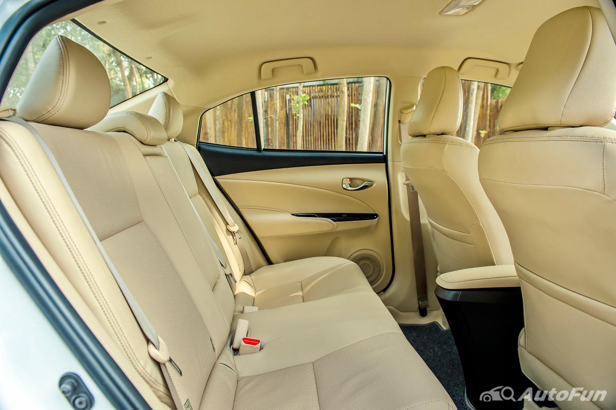 Các phiên bản Toyota Vios 2022 đều có ghế bọc da