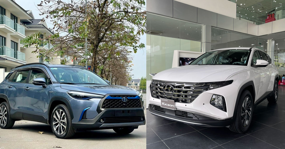 Chi tiết Toyota Corolla Cross 1.8HV và Hyundai Tucson 2.0 xăng Cao cấp: Cùng tầm giá, đâu là lựa chọn hợp lý?