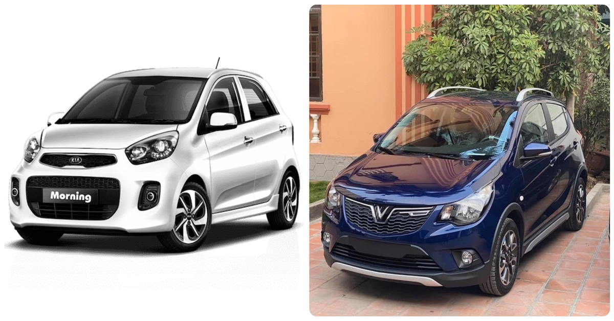 So kèo mức tiêu hao nhiên liệu xe Kia Morning và VinFast Fadil