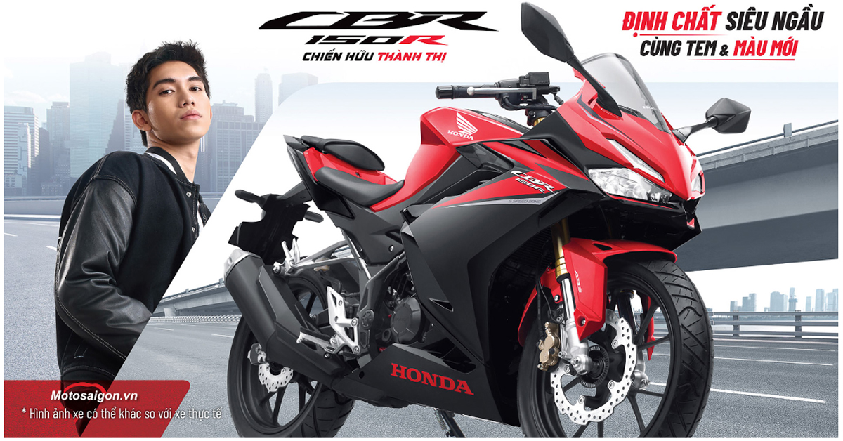 Honda CBR150R 2023 giá từ hơn 72 triệu đồng đã ra mắt tại thị trường Việt Nam
