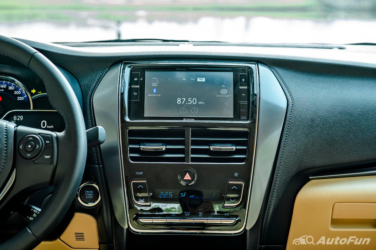 Nội thất Toyota Vios chủ yếu tập trung vào tính thực dụng