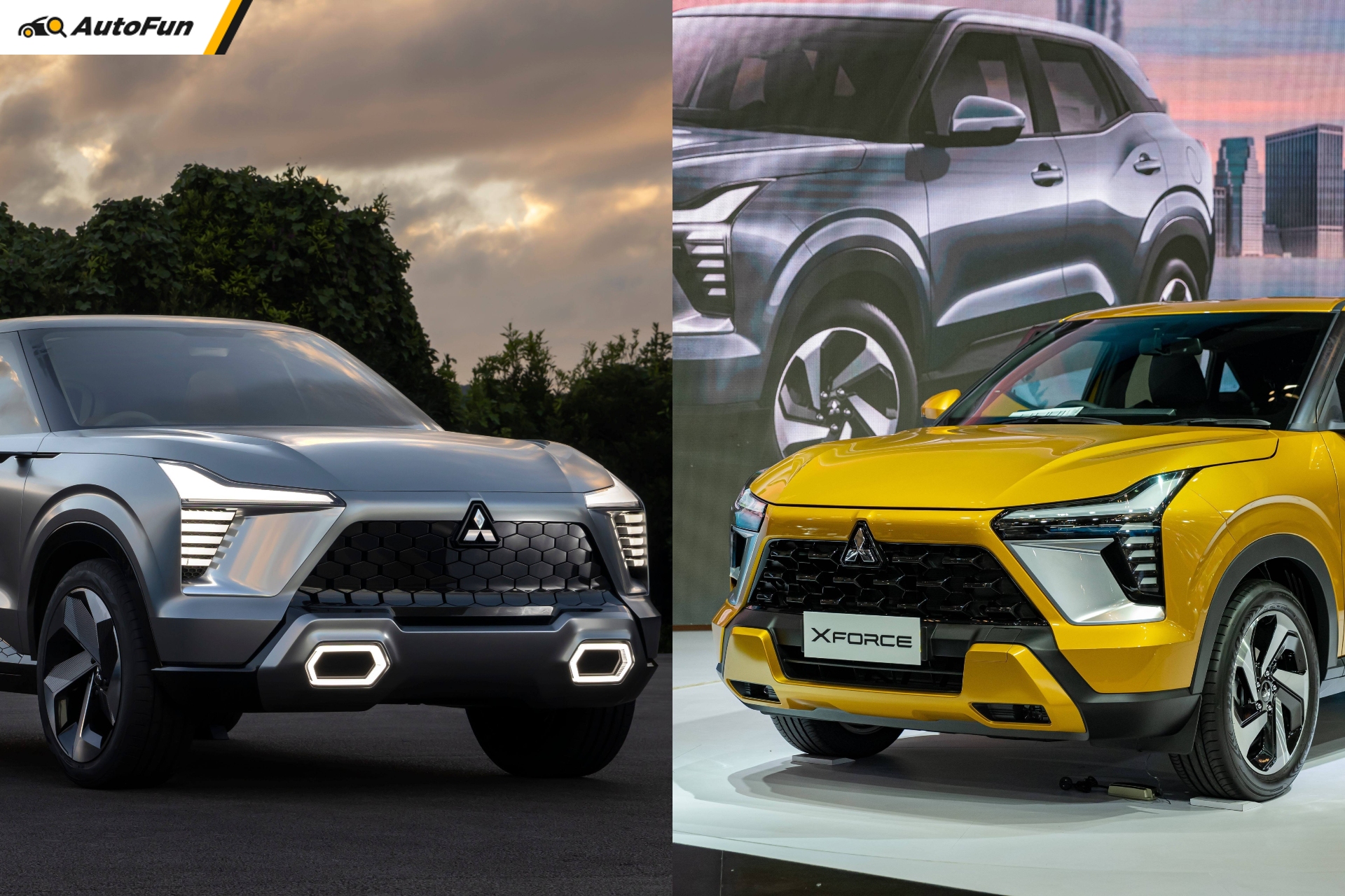 So với XFC Concept, Mitsubishi Xforce có gì khác biệt?