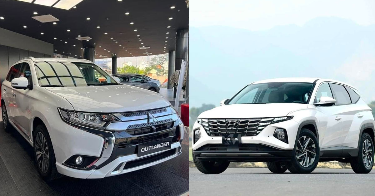 So sánh Hyundai Tucson và Mitsubishi Outlander: Chọn hiện đại, nhiều công nghệ hay tính thực dụng cao?