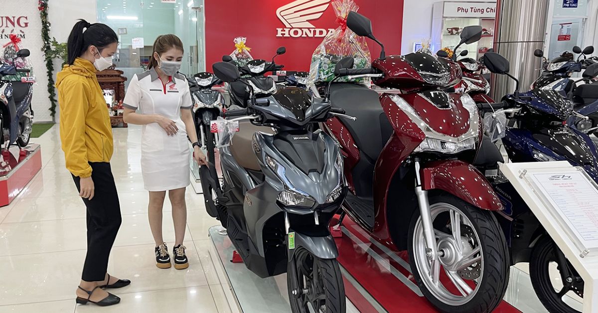Top 5 xe máy Honda bán chạy nhất năm 2022