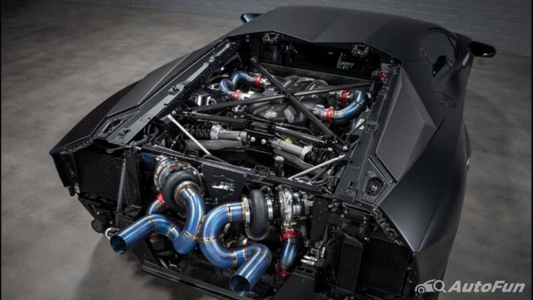 Động cơ Lamborghini Aventador được sử dụng động cơ V12